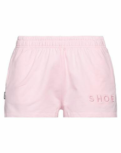 Shoe Woman Shorts & Bermuda Shorts Pink Cotton, Elastane Cover