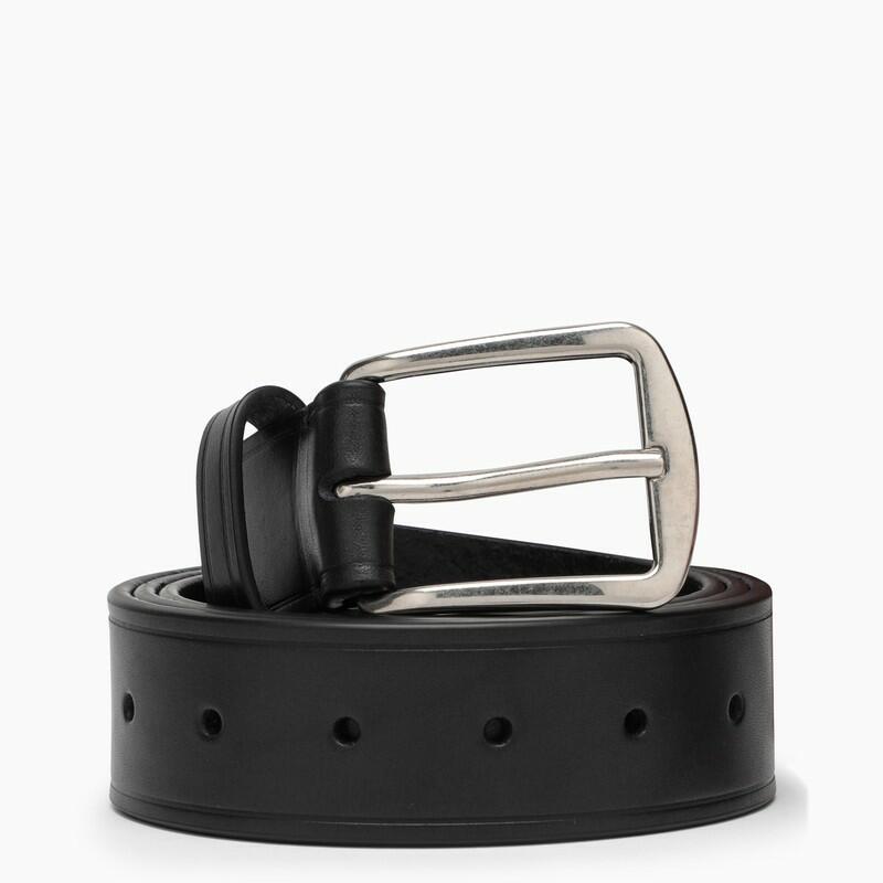 Ann Demeulemeester Black Puck belt 3,5 cm Cover