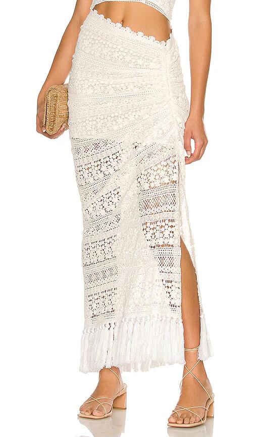 JBQ Bali Skirt in White Cover