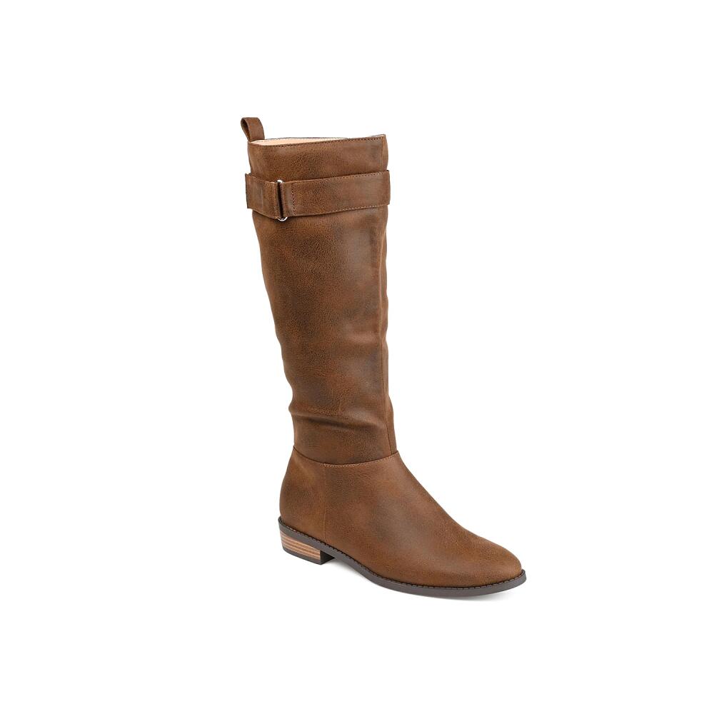 Journee Collection Lelanni Wide Calf Boot | Women's | Dark Brown Cover