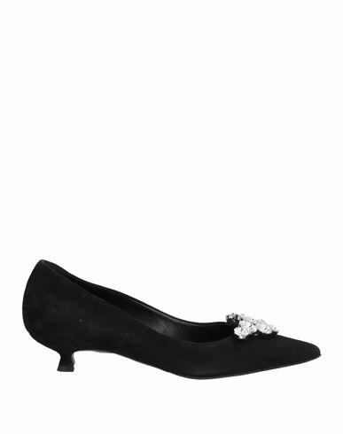 Marc Ellis Woman Pumps Black Leather Cover