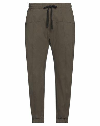 Thom Krom Man Pants Military green Viscose, Nylon, Elastane Cover