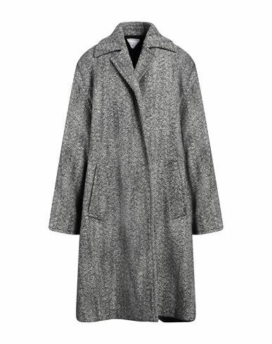 Bottega Veneta Man Coat Black Wool Cover