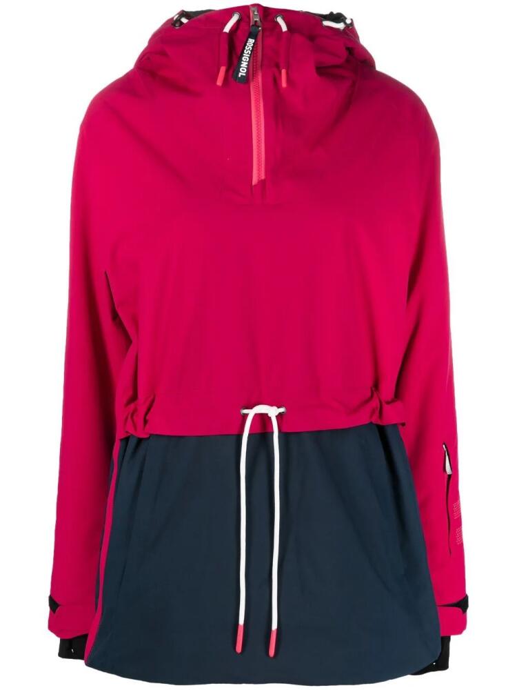 Rossignol SKPR pullover hooded jacket - Pink Cover