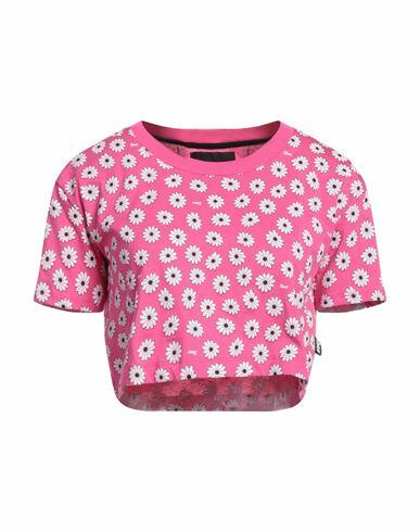 Shoe Woman T-shirt Fuchsia Cotton Cover