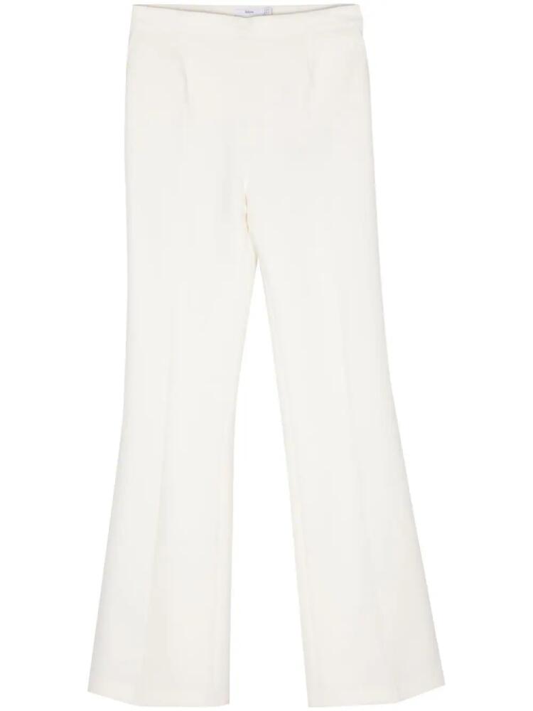 Safiyaa semi flared trousers - White Cover