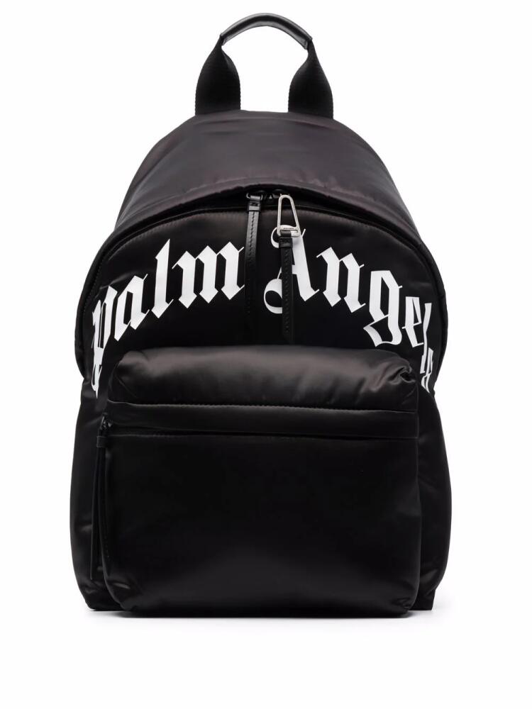 Palm Angels logo-print backpack - Black Cover