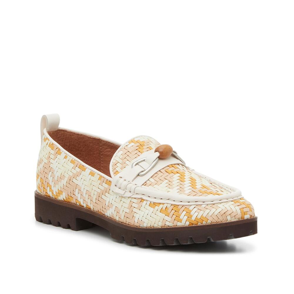 Gentle Souls Eugene Loafer | Women's | Cognac/Off White/Yellow Multicolor Cover