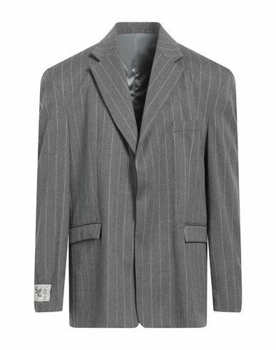 Family First Milano Man Blazer Grey Polyester, Viscose, Wool, Elastane Cover