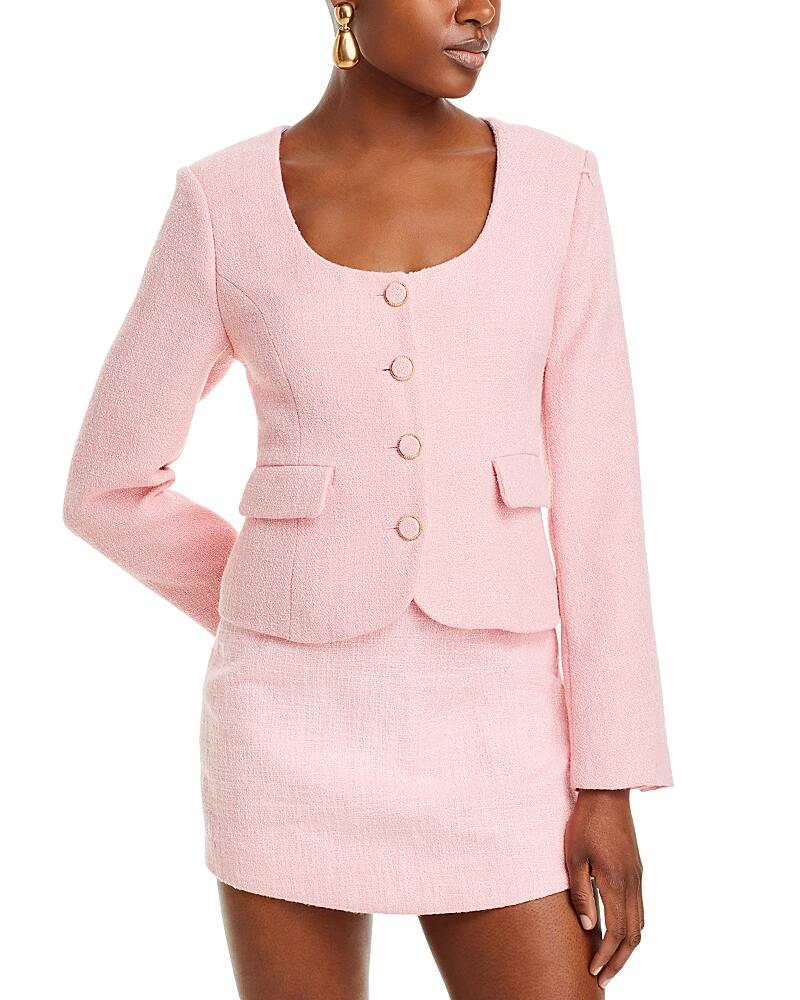 Endless Rose Tweed Scoop Neck Jacket Cover