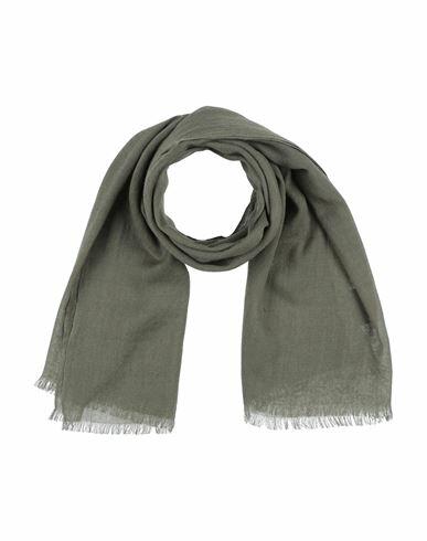 Fiorio Woman Scarf Green Viscose, Modal, Wool Cover