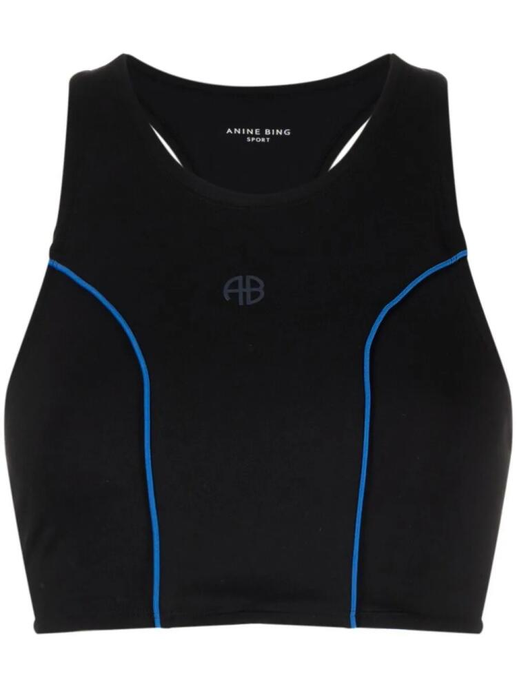 ANINE BING Bria racer back top - Black Cover