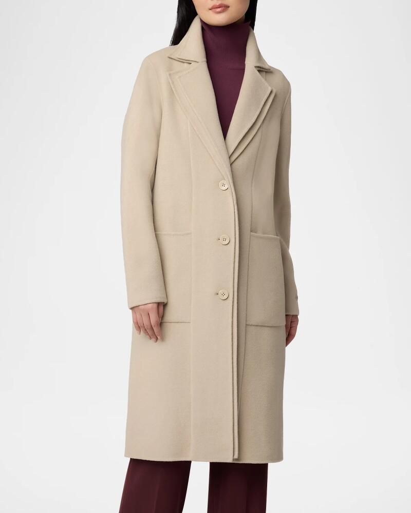 Soia & Kyo Benicia Double-Face Wool-Blend Coat Cover