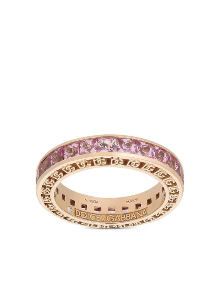 Dolce & Gabbana 18kt yellow gold Anna sapphire ring Cover