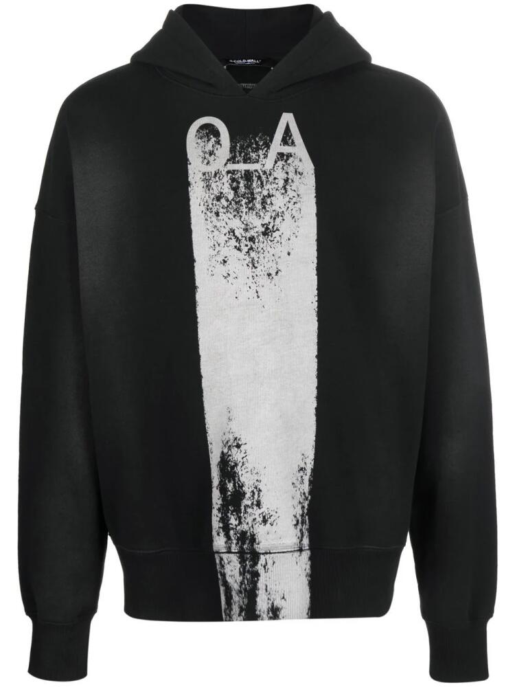 A-COLD-WALL* plaster long-sleeve hoodie - Black Cover