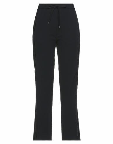 N°21 Woman Pants Black Polyester, Cotton, Polyurethane Cover