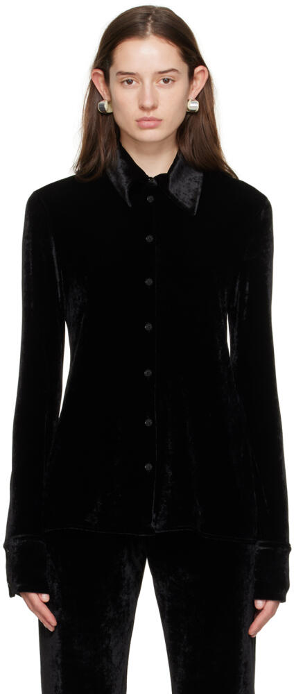 Jil Sander Black Relaxed-Fit Shirt Cover