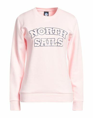 North Sails Woman T-shirt Pink Cotton, Polyester Cover