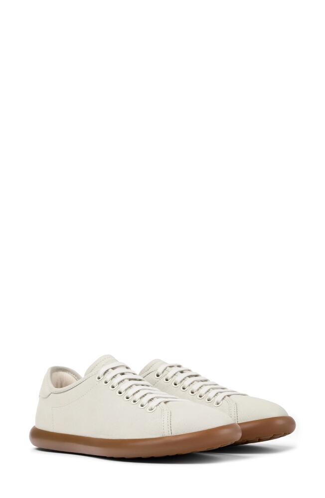 Camper Pelotas Soller Sneaker in White Natural Smooth Cover