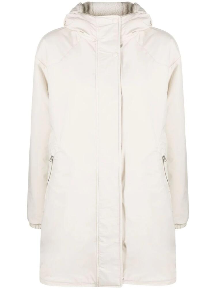 Woolrich reversible hooded coat - Neutrals Cover