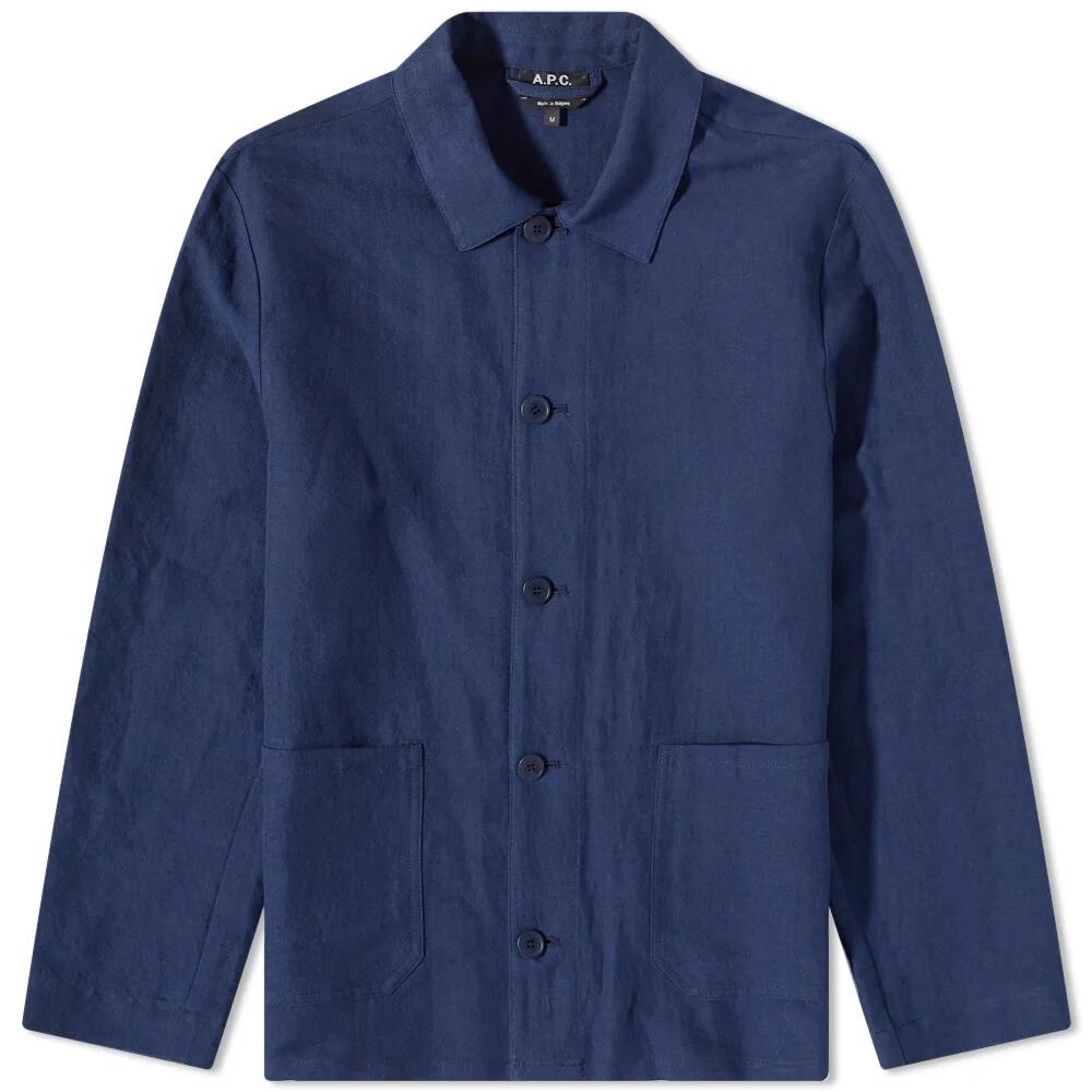 A.P.C. Men's Kerlouan Work Jacket in Navy Cover