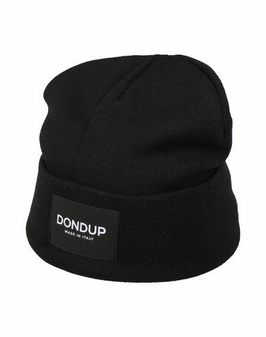 Dondup Man Hat Black Wool, Acrylic Cover