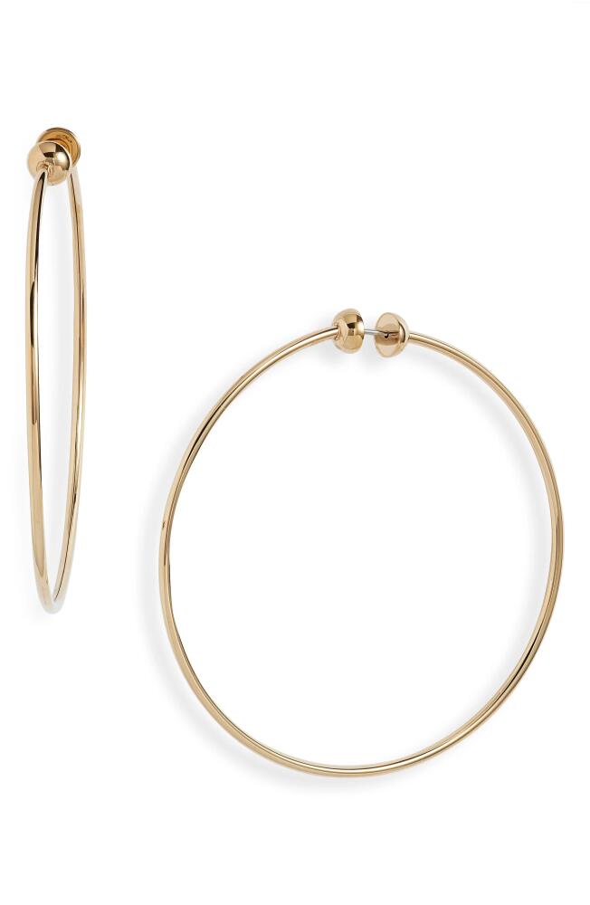 Jenny Bird Icon Large Hoop Earrings in High Polish Gold Cover