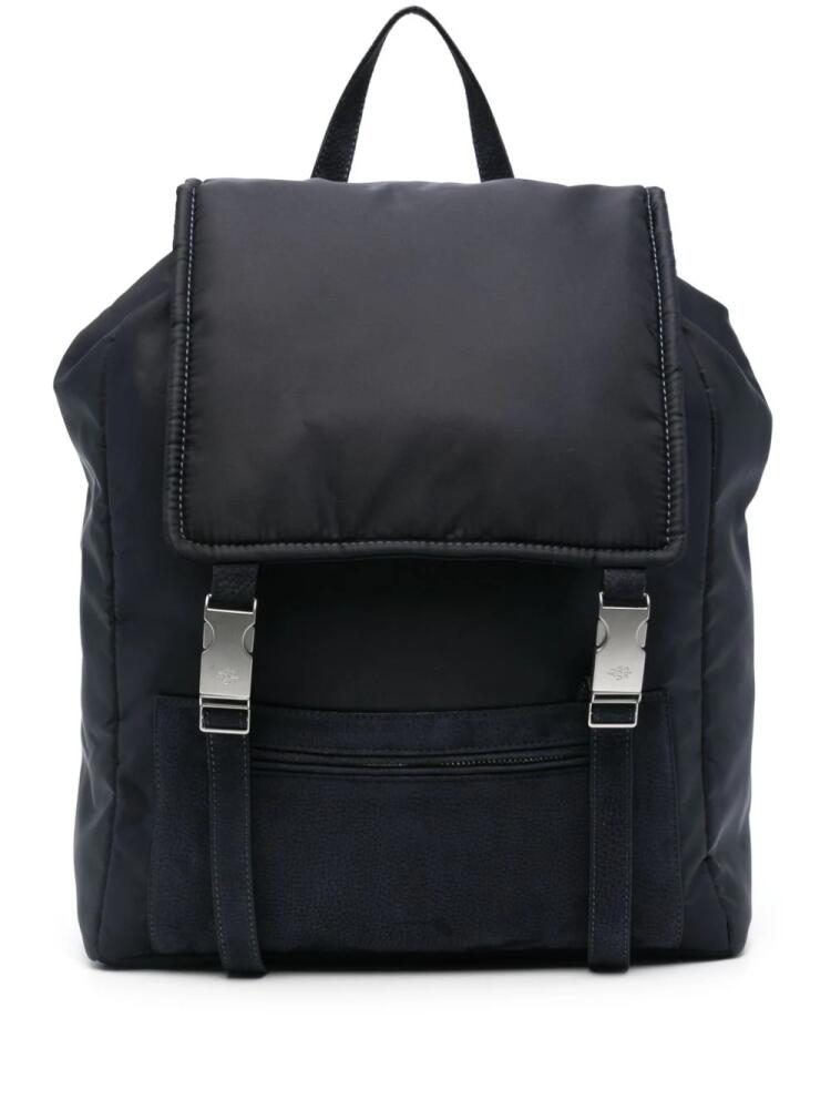 Eleventy panelled padded backpack - Blue Cover