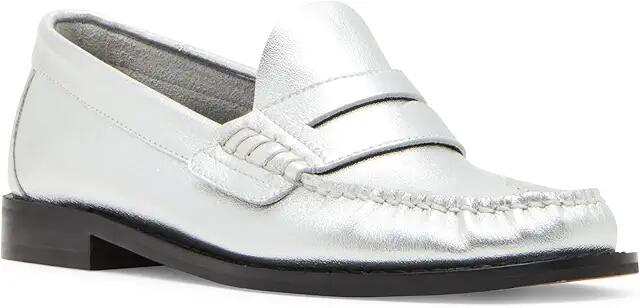 Steve Madden Kingston (Silver Leather) Women's Flat Shoes Cover