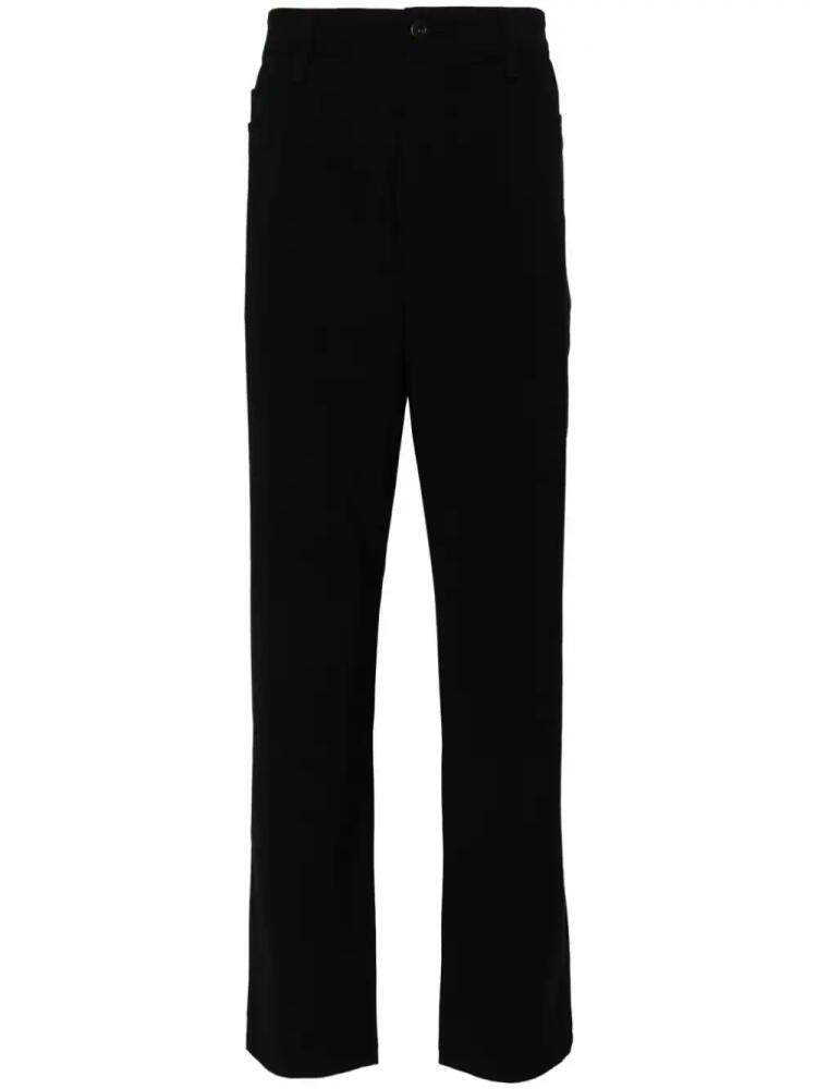 James Perse straight-leg twill trousers - Black Cover