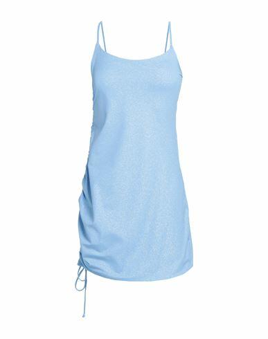 Miss Bikini Luxe Woman Cover-up Sky blue Polyamide, Elastane Cover