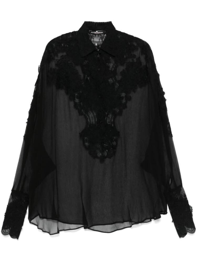 Ermanno Scervino floral-lace blouse - Black Cover