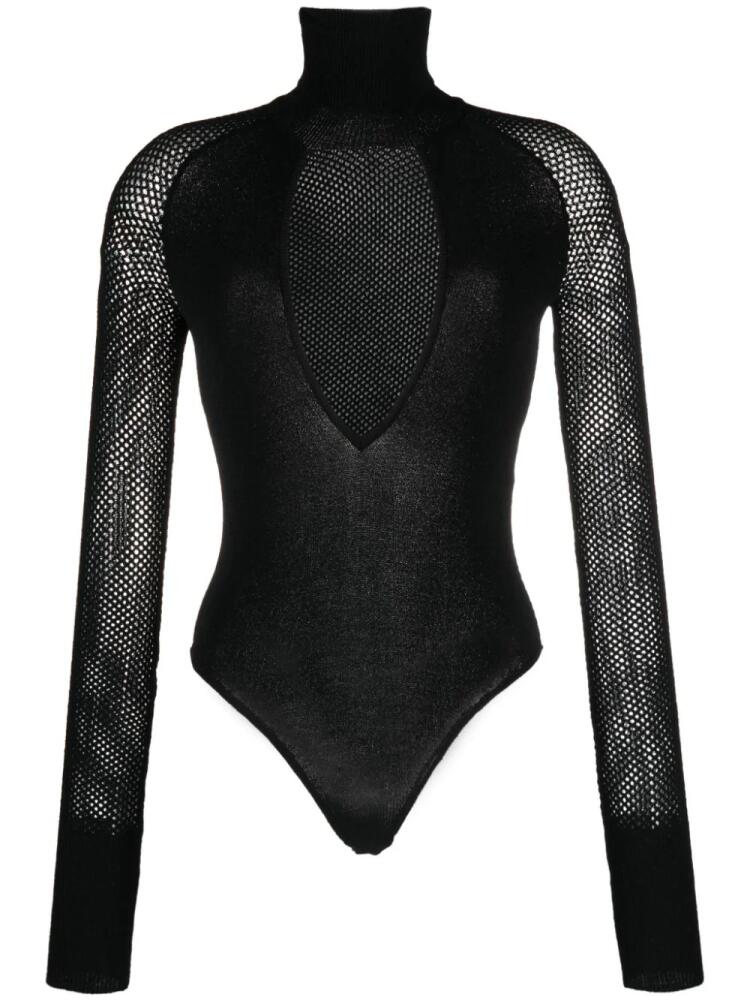 ALESSANDRO VIGILANTE roll-neck cut-out body - Black Cover