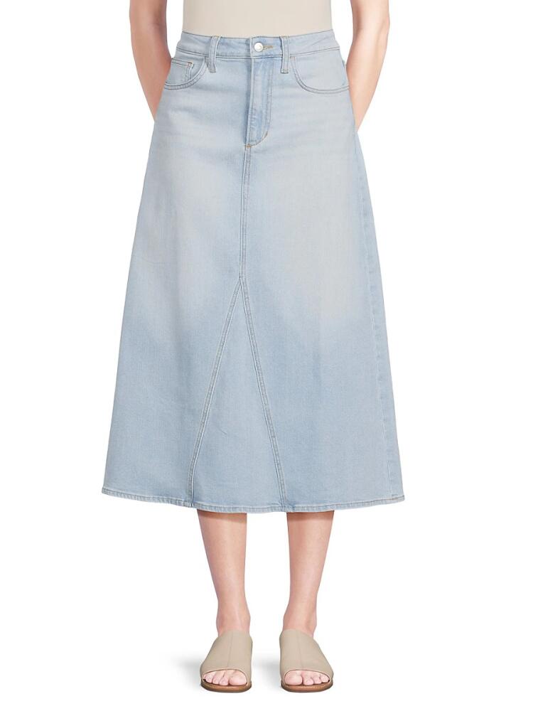 Joe's Jeans Women's Flare Denim Midi Skirt - Margo Blue Cover