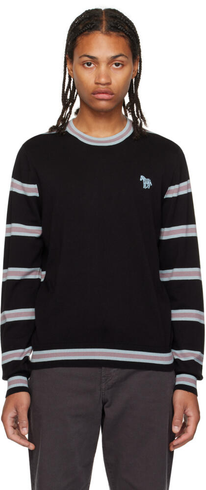 PS by Paul Smith Black Striped Sweater Cover