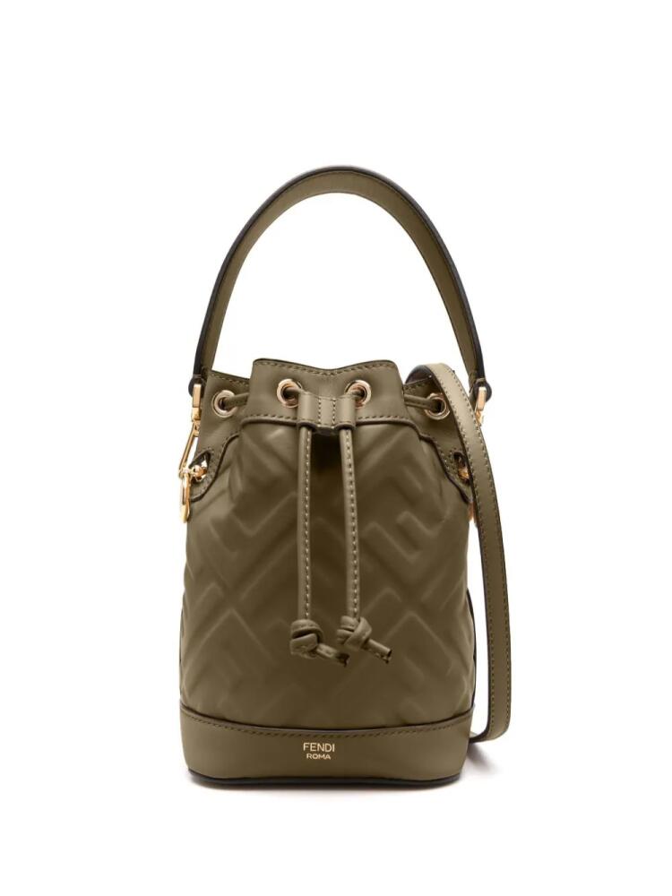 FENDI mini Mon Tresor bucket bag - Green Cover