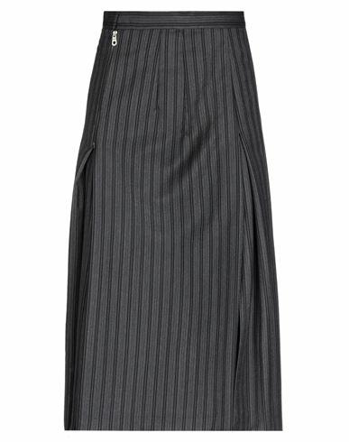 Ferragamo Woman Midi skirt Steel grey Virgin Wool Cover