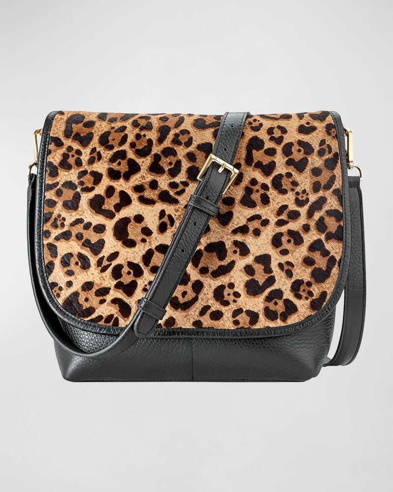 Gigi New York Andy Leopard Flap Top Crossbody Bag Cover