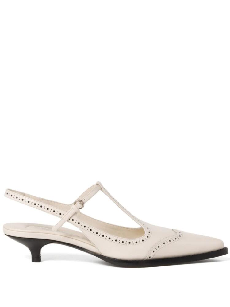 Miu Miu Brogue slingback pumps - Neutrals Cover