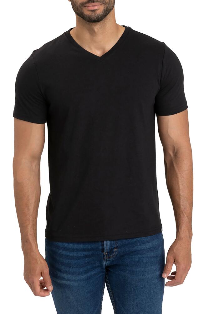 Threads 4 Thought Slim Fit V-Neck T-Shirt in Black Cover