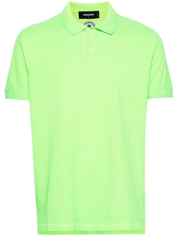 DSQUARED2 Be Icon Tennis polo shirt - Green Cover