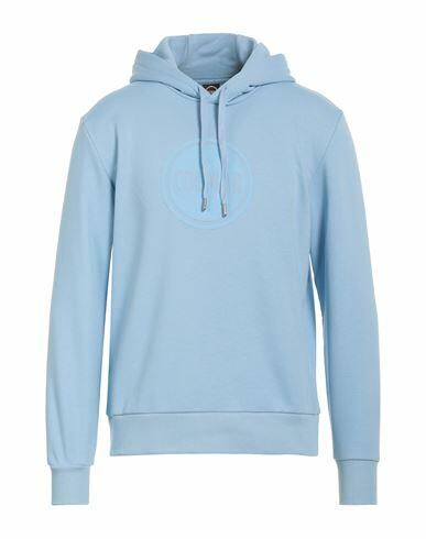 Colmar Man Sweatshirt Sky blue Cotton, Polyester Cover