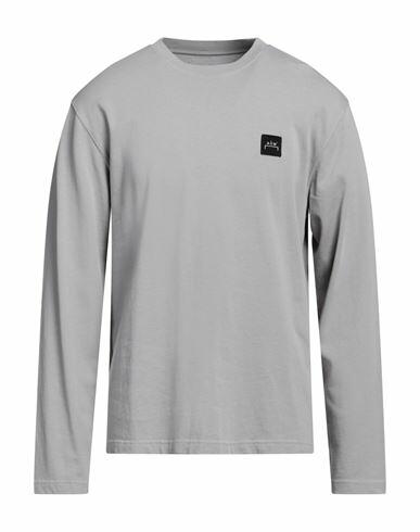 A-cold-wall* Man T-shirt Light grey Cotton Cover