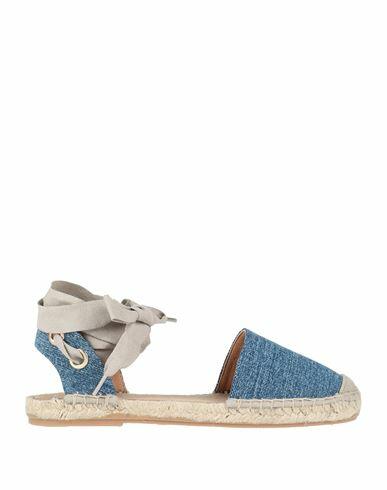 Mychalom Woman Espadrilles Blue Textile fibers Cover