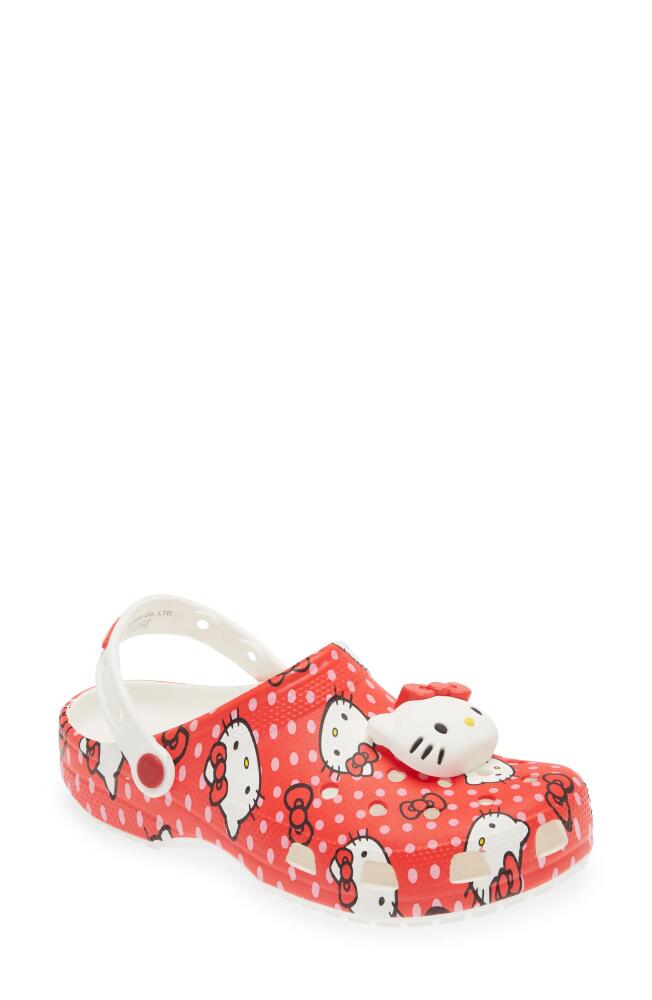 CROCS x Sanrio Hello Kitty® Classic Clog in Red/Multi Cover