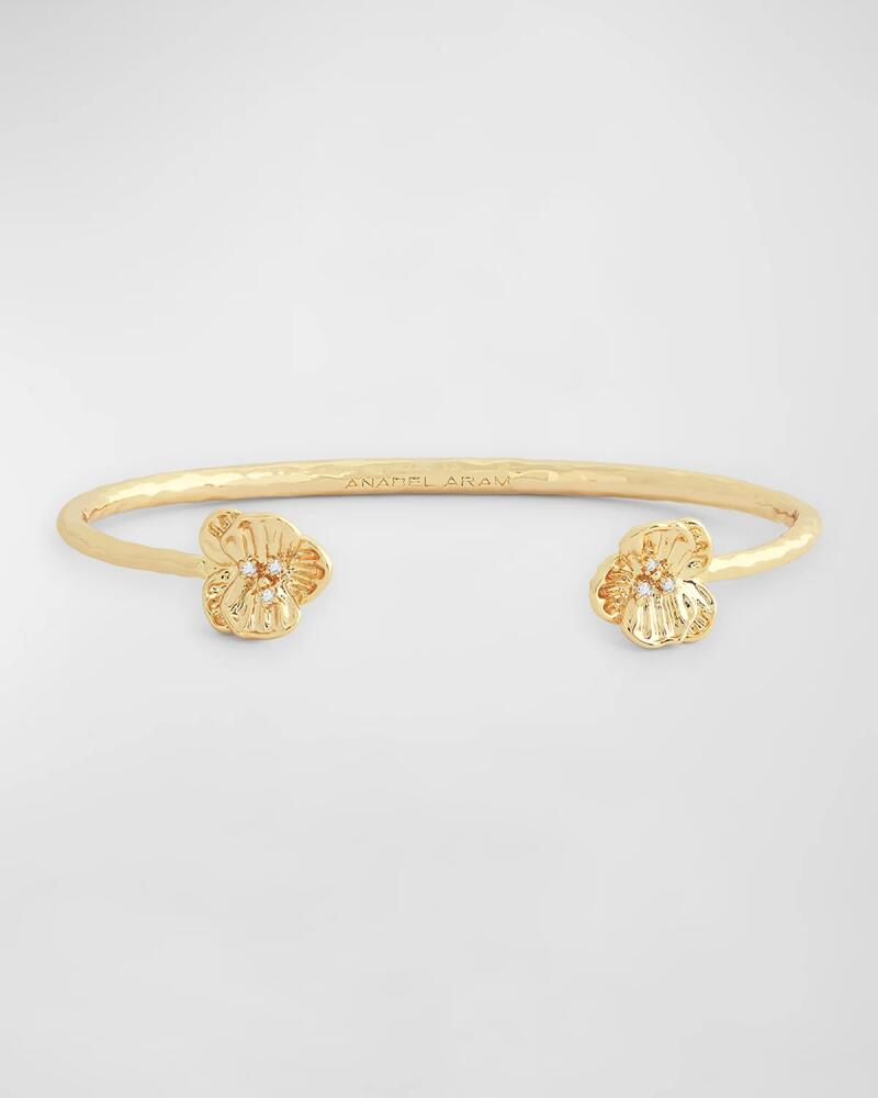 Anabel Aram Jewelry Orchid Gold Bangle Cover