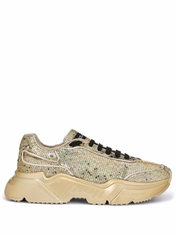 Dolce & Gabbana Daymaster low-top sneakers - Gold Cover