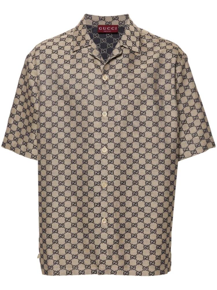 Gucci GG canvas shirt - Neutrals Cover