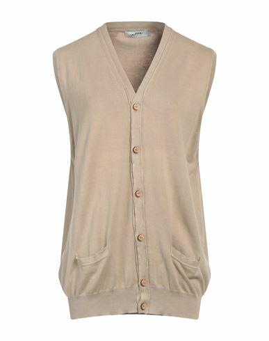 Alpha Studio Man Cardigan Beige Cotton Cover