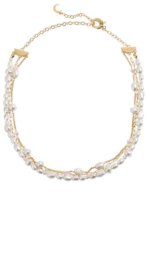 Lili Claspe Nadine Choker in Metallic Gold Cover